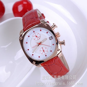 Fashion GUOU Women Calendar Watches Lady's