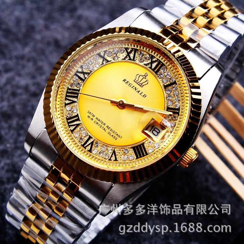 Luxury Brand REGINALD Men Wrist Watch