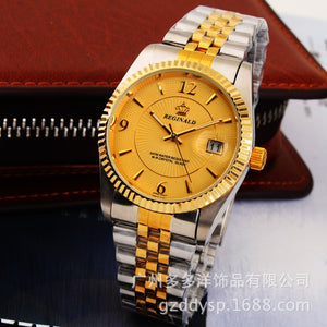 HK Brand Luxury Gold Watch