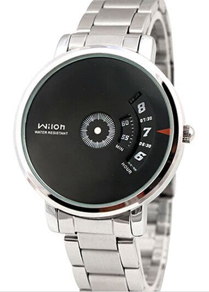 Fashion WILON Personality Brand Quartz Full Stainless Watch