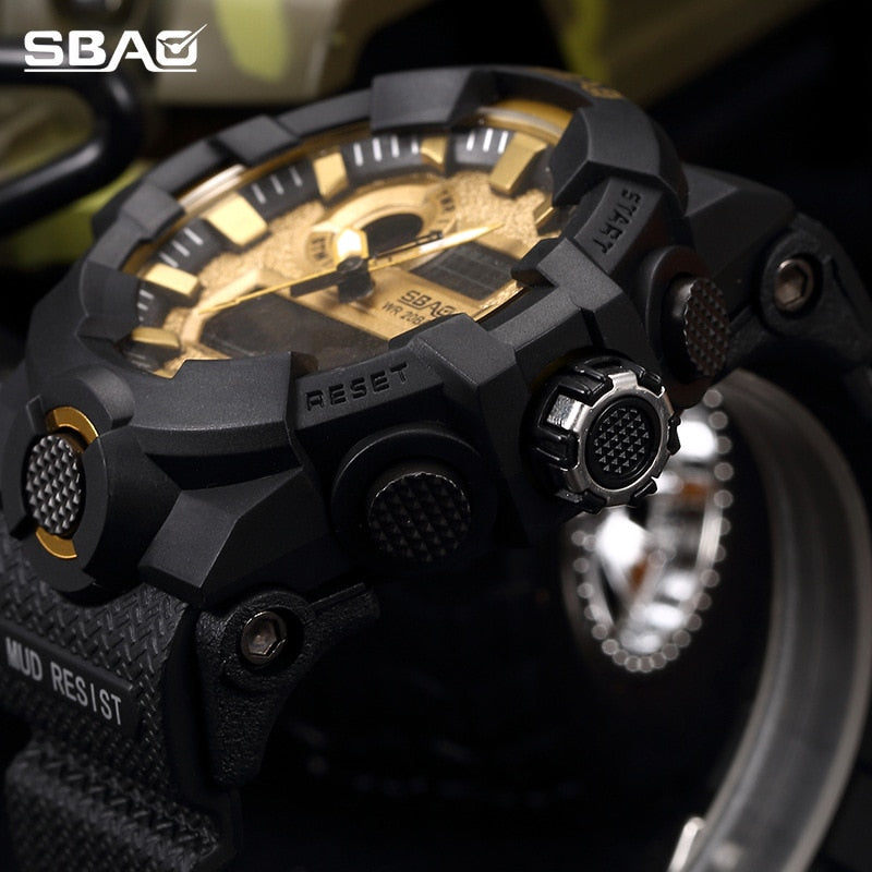 Sbao Led Display Sport Watch