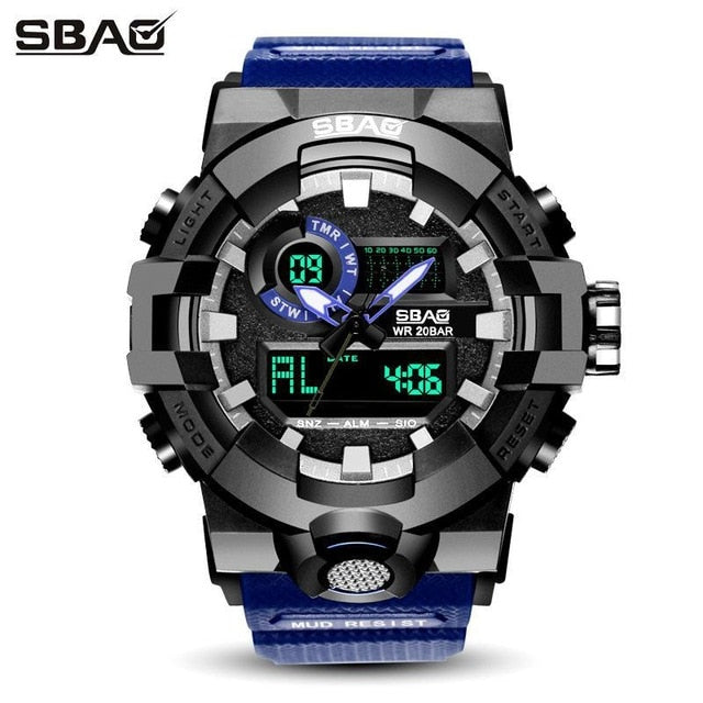 Sbao Led Display Sport Watch