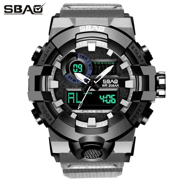 Sbao Led Display Sport Watch