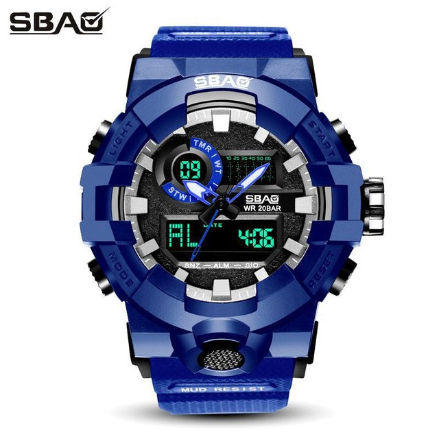 Sbao Led Display Sport Watch