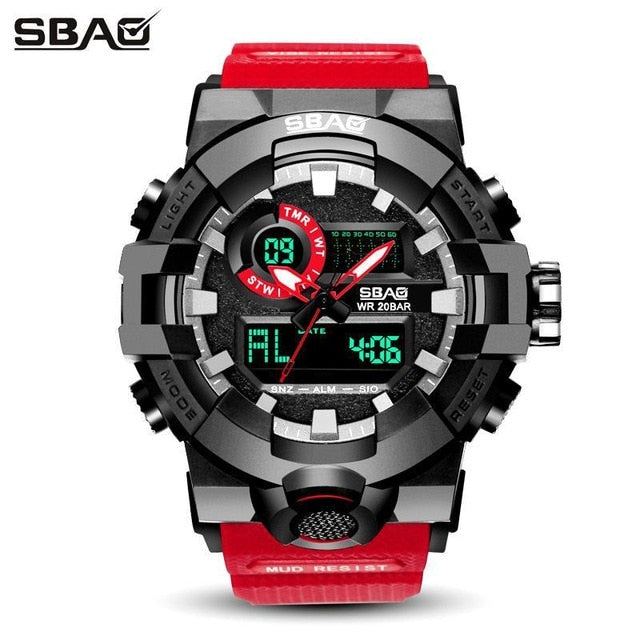 Sbao Led Display Sport Watch