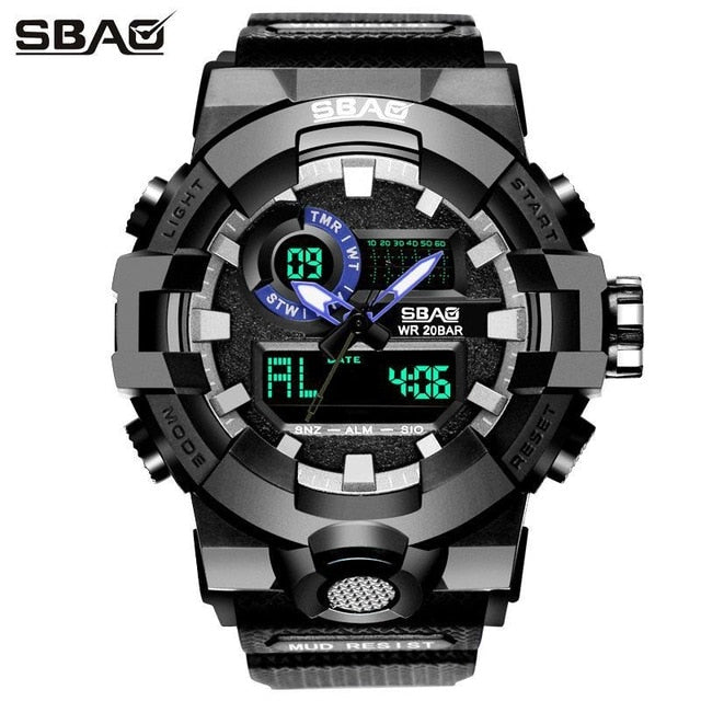 Sbao Led Display Sport Watch