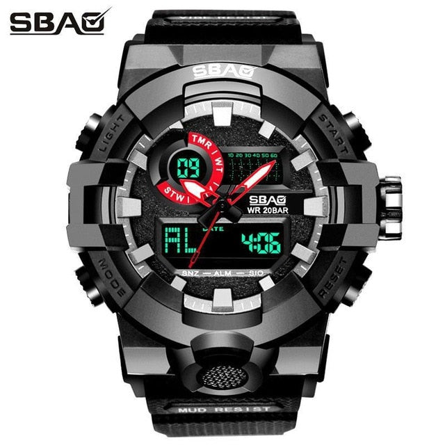 Sbao Led Display Sport Watch