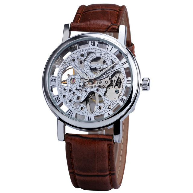 Winner Brand Transparent Luxury Casual Design Watch