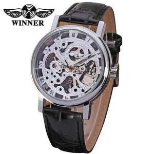 Winner Brand Transparent Luxury Casual Design Watch