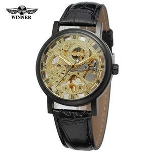 Winner Brand Transparent Luxury Casual Design Watch