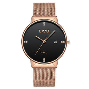 CIVO Top Brand Luxury Watch Men