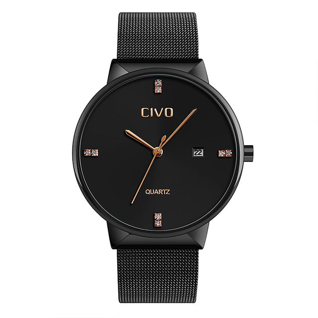 CIVO Top Brand Luxury Watch Men