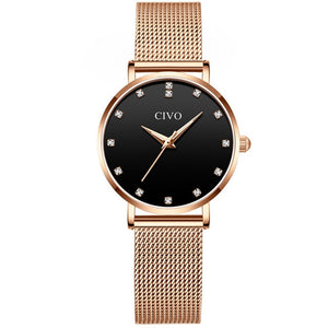 CIVO Luxury Diamond Bracelet Watch