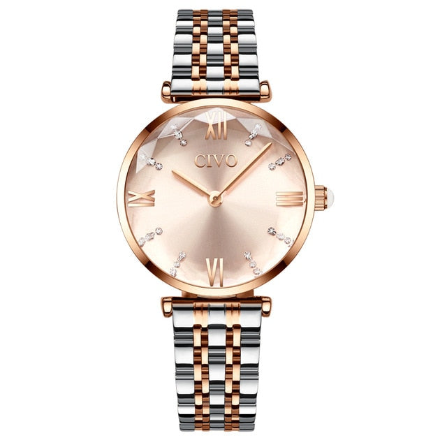 CIVO Fashion Luxury Crystal Watches