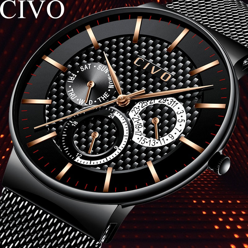 CIVO Luxury Watches Quartz