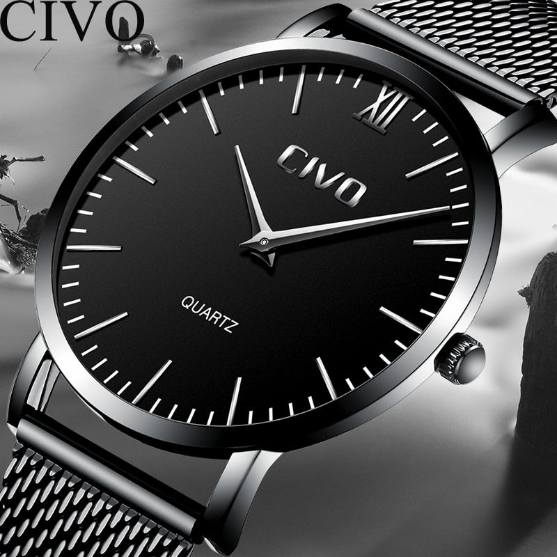 CIVO Simple Men Watches Waterproof