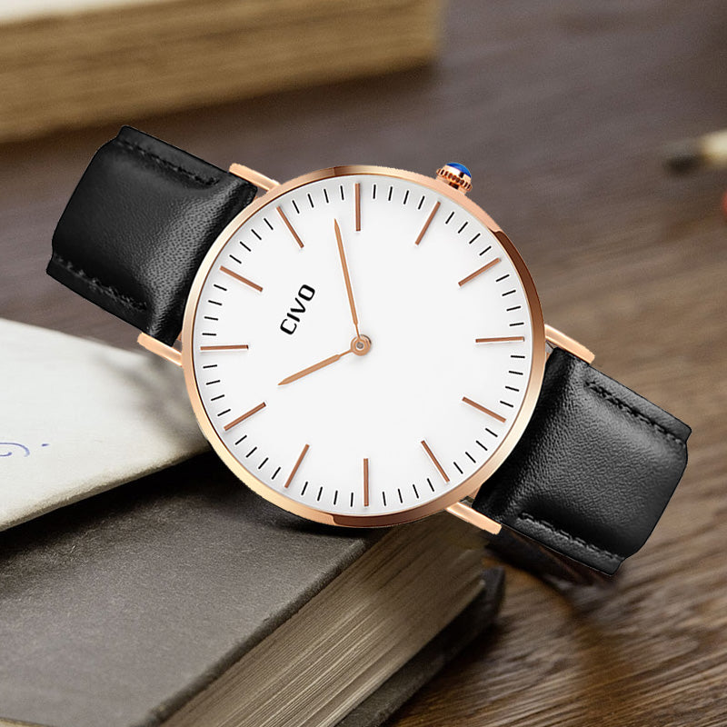 CIVO Simple Design Watches Ultra Thin