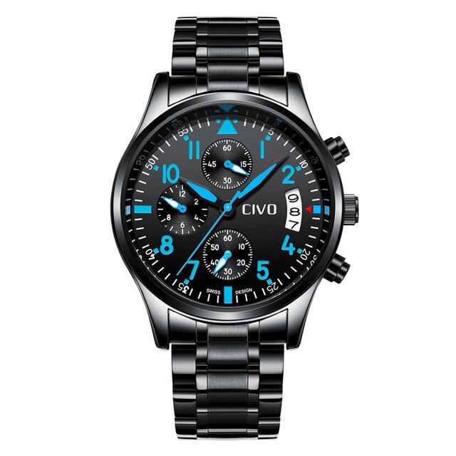 CIVO Waterproof Analogue Watch