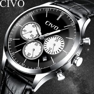 CIVO Top Brand Luxury Men Watch