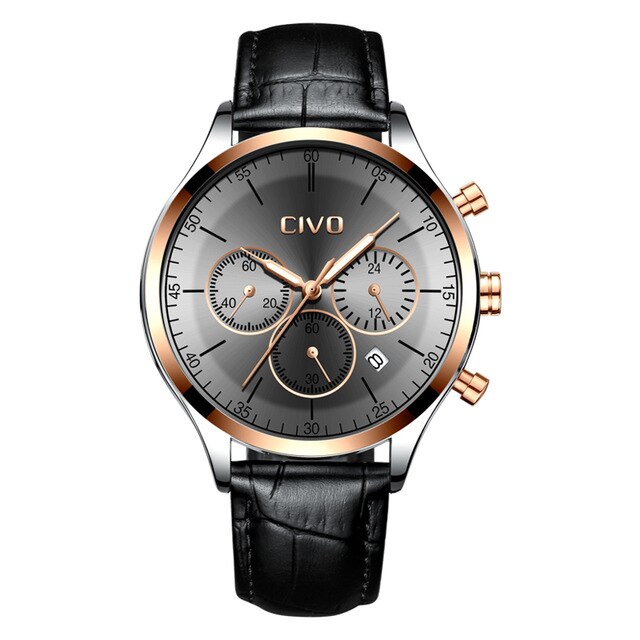 CIVO Top Brand Luxury Men Watch