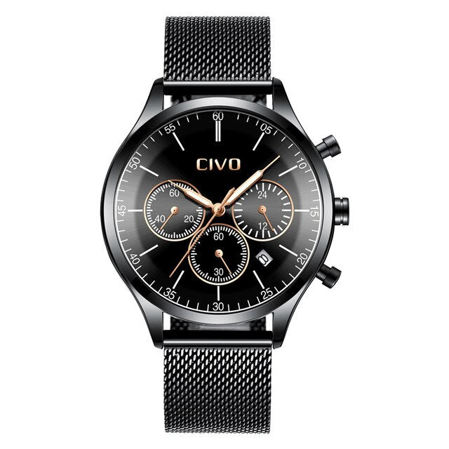 CIVO Top Brand Luxury Men Watch