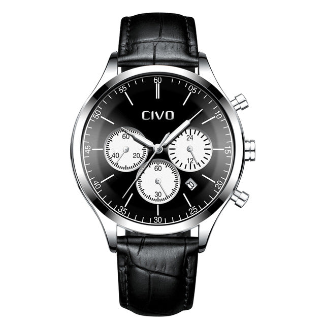 CIVO Top Brand Luxury Men Watch