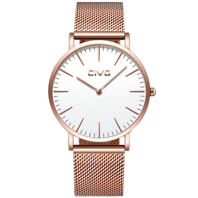 CIVO Top Brand Simple Watch Men Waterproof