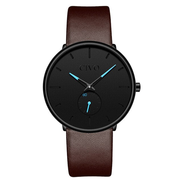 CIVO Simple Watch Mens Fashion Casual Quartz Watches