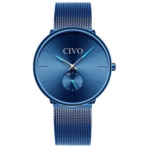 CIVO Simple Watch Mens Fashion Casual Quartz Watches