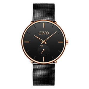 CIVO Simple Watch Mens Fashion Casual Quartz Watches