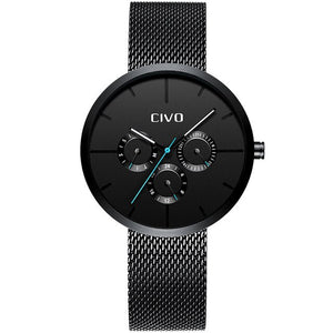 Cıvo  Black Stainless Watch