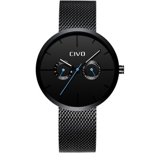 Cıvo  Black Stainless Watch