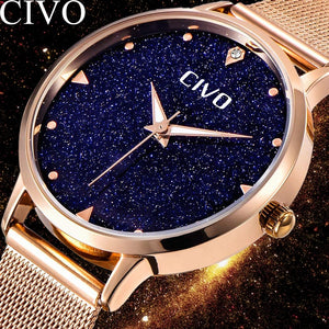 CIVO Watches Women Top Brand Luxury Casual Watches