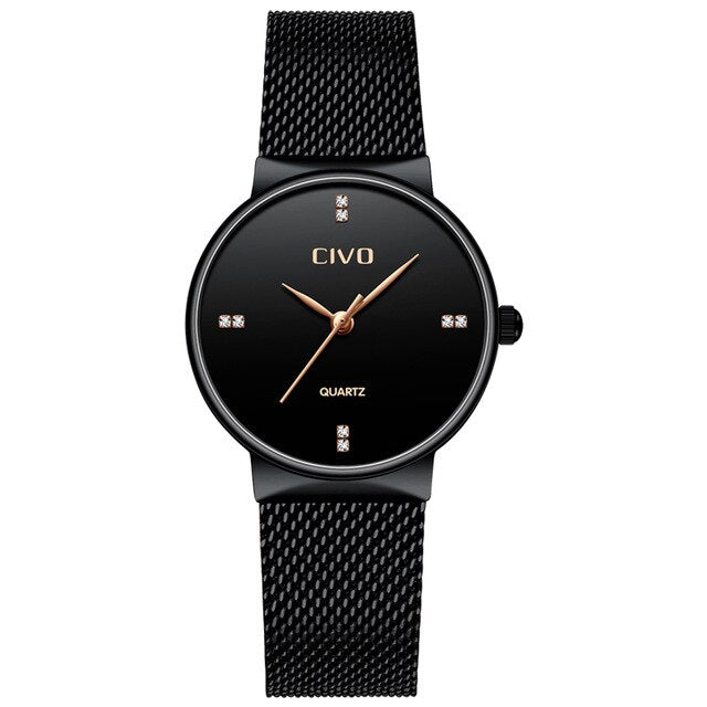 CIVO Women Luxury Elegant Slim Quartz Watches