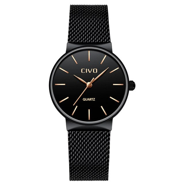 CIVO Women Luxury Elegant Slim Quartz Watches