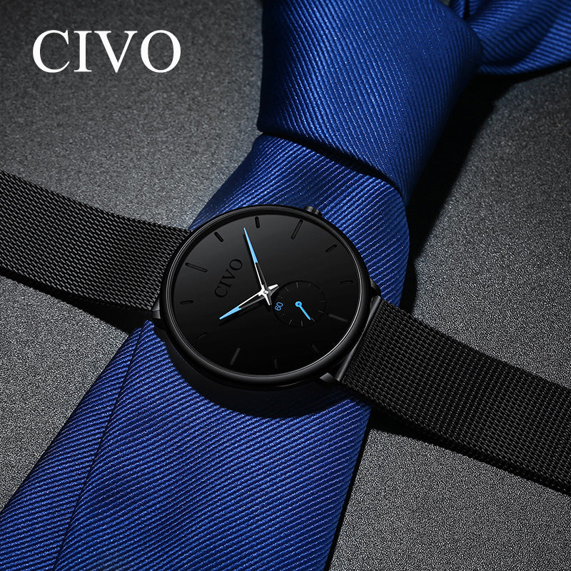 CIVO Fashion Simple Mens Quartz Watch