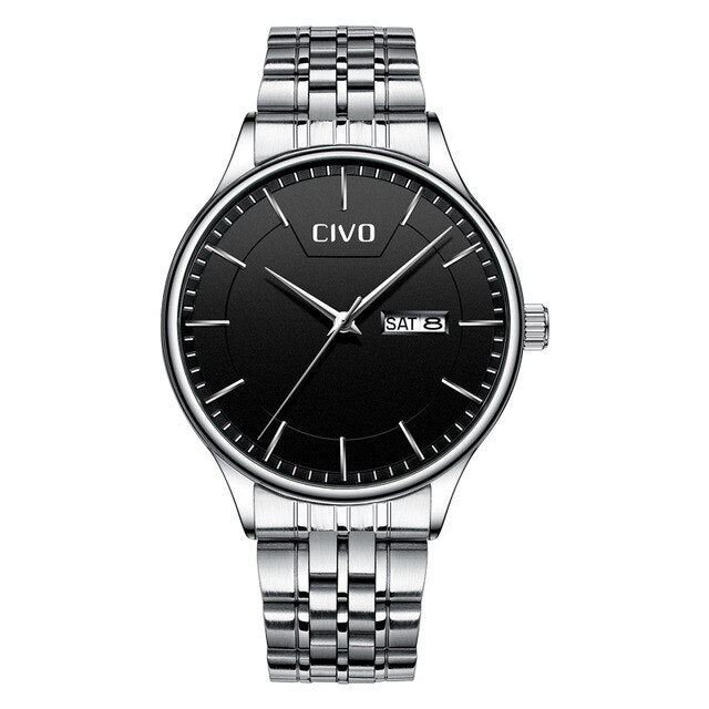 CIVO Simple Men Watches Stainless