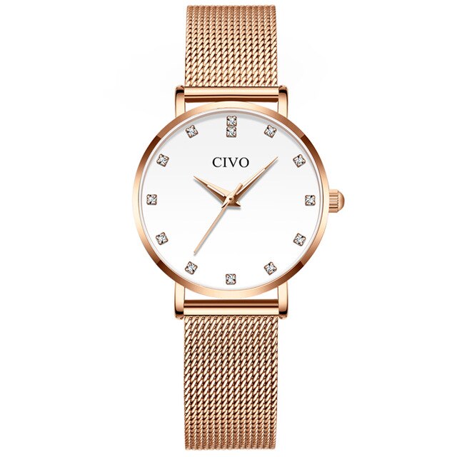 CIVO Fashion Waterproof Luminous Hand Quartz Watches