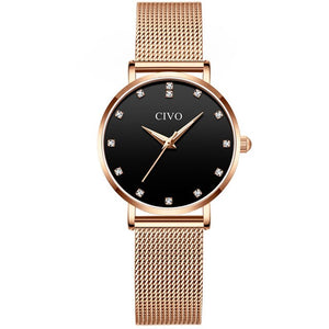 CIVO Fashion Waterproof Luminous Hand Quartz Watches