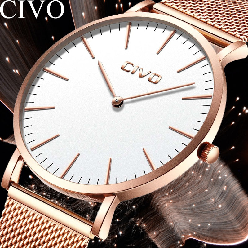 CIVO Fashion Luxury Wrist Watch