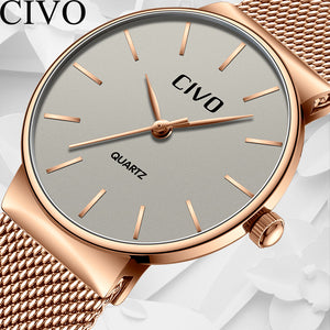 CIVO Fashion Luxury Watch Women