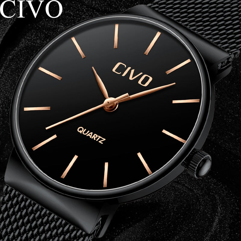 CIVO Fashion Luxury Ladies Wrist Watch