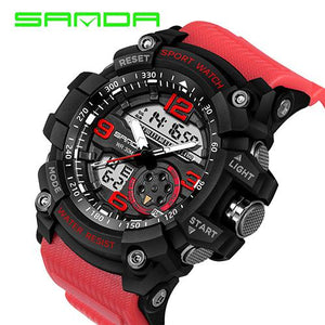 Fashion SANDA Brand Men Sports Watches Military