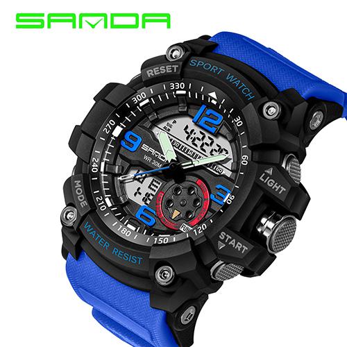 Fashion SANDA Brand Men Sports Watches Military